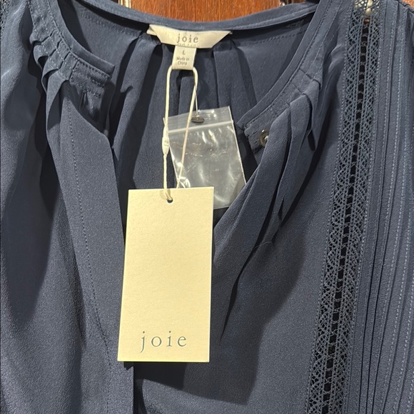 Joie Blue Blouse Elegant and Versatile - Picture 4 of 4